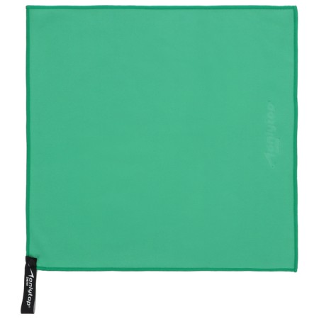 Microfiber towel, size 40x40 cm, green color-1