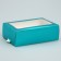 Box for Makarun, confectionery packaging "Biryuzovaya", 18 x 10.5 x 5.5 cm