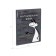 Subject notebook, 48 sheets, cage, English Erichkrause "Chubrik", plastic cover silkography, Blok Offset 100%, information block