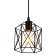 Bayerlux lamp "Rectangle" 1x40W E27 black 16x16x120 cm.