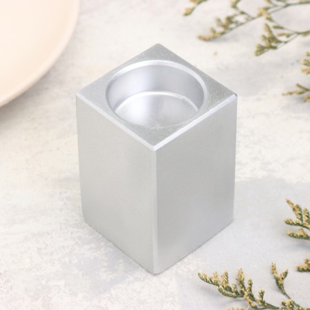 Square Square from gypsum, 5x8cm, silver-1