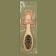 Massage comb “SWAR”, 6 × 22 cm, color “Light Wood”