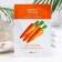 Fabric face mask with carotene, moisturizing