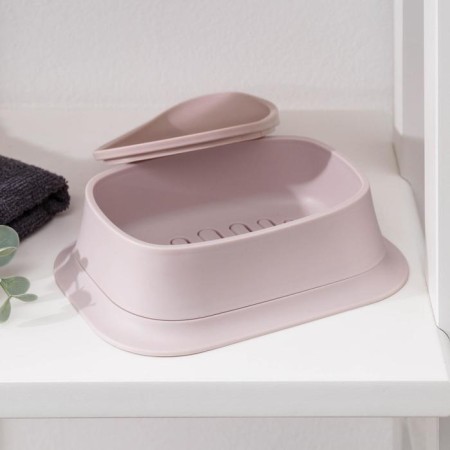 Plastic soap dish "RIF", 13 × 11.5 × 4.7 cm, color mix-2
