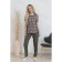 Female suit, size 42, green color