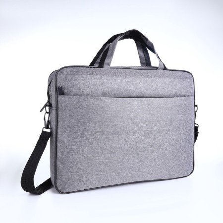 Laptop bag, gray color-3