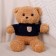 Soft toy "Bear" in the jacket, 28 cm, color mix