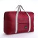 The bag is road, folding, lightning department, suitcase holder, outer pocket, burgundy color