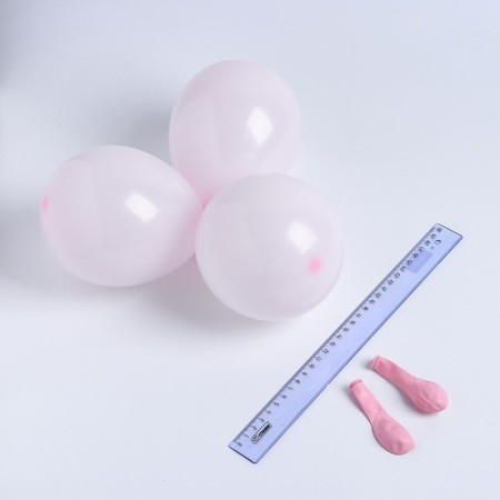 Shar Latex 5 "Makarun", set of 100 pcs., Water bombs, pink color