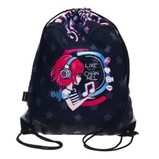 A bag for shoes with a pocket of 500 x 410 mm, Erich Krause, density 300D, a reflective strip, ventilated, Top Blogger
