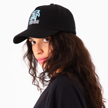 Men's cap "Palma", Black color, rr 56-10
