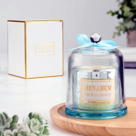 Aromatic candle "Menahem", citrus and aromatic herbs, 8x11, 5 cm-8