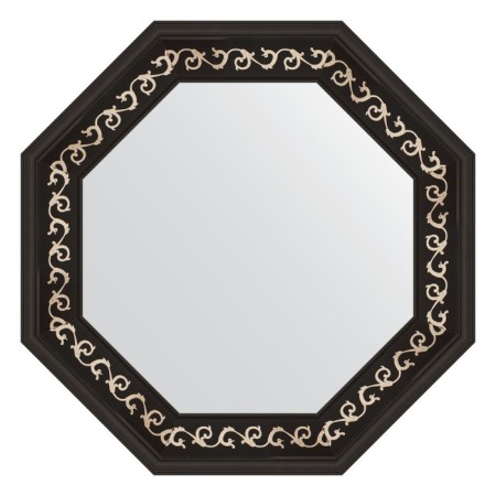 Mirror in the baguette frame, black Ardeko 81 mm, 59x59 cm