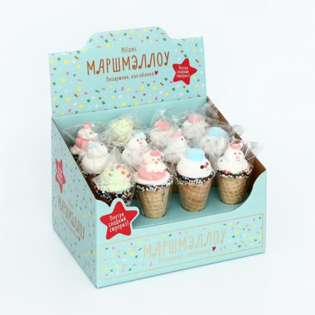 Marshmallow in a waffle erysipelast (New Year), 25 g-1