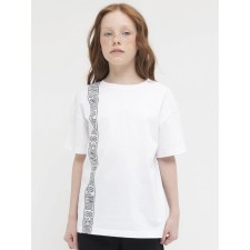 T -shirt for girls, height 116 cm, white color