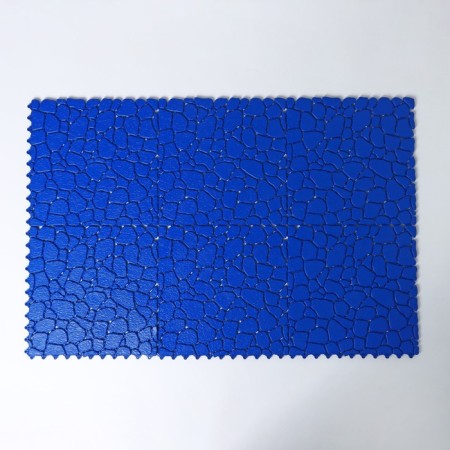 Aqua Stone floor modular coating, 34 × 34 cm, 6 pcs in packaging, blue color-4