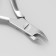 Manicure nippers for cuticle, double spring, 10 cm, blade length-5 mm, in the blist, silver color, MC-350-S-SH