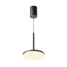 Suspended lamp Technical P076PL-L12W3K-B Plato, 185x185x1950 mm, LED, 12W, 700LM, 3000K, black color black