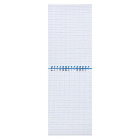 Notepad A5, 60 sheets on the crest, plastic cover, blue-3