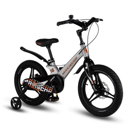 Bicycle 16 ’’ maxiscoo Space Deluxe, color gray pearls-1