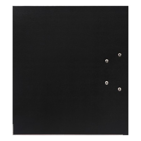 A4, 75 mm, LAMARK, PVC, double-sided coating, metal edging, pocket for a spine, collected, black/green-4