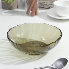 Alta Marea salad bowl, d = 20 cm, glass, haze