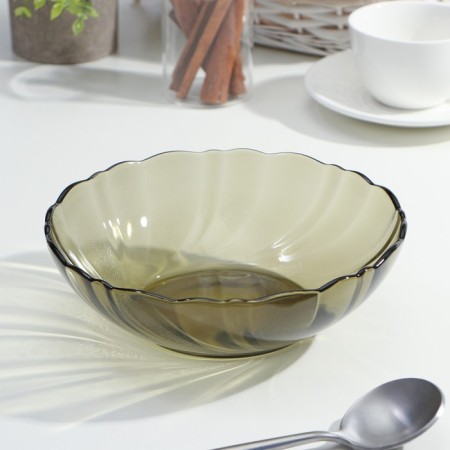 Alta Marea salad bowl, d = 20 cm, glass, haze