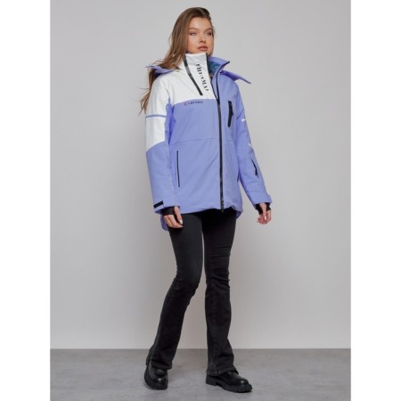 Ski jacket female, size 48, lilac color-14