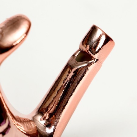 Whistle ceramic bird "Pink Gold"-5