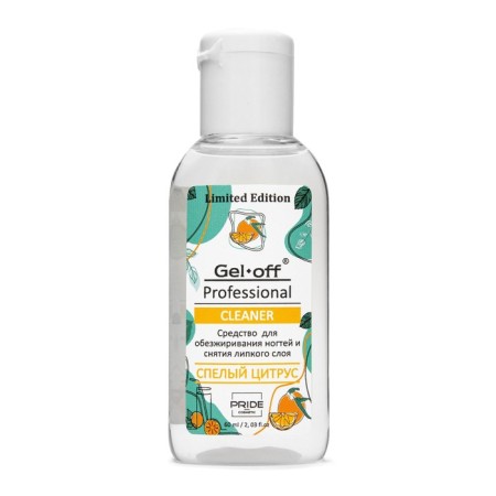 A tool for degreasing nails and removing the adhesive layer Gel-off Ripe citrus, 60 ml