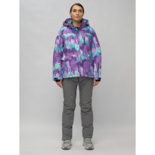 Ski suit, size 44, purple color