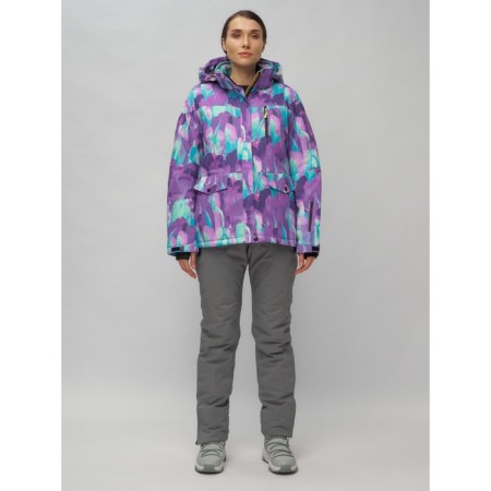 Ski suit, size 44, purple color