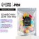 Gift set of cosmetics "Fruit mix", bathtub bombs 20 x 10 g, Beauty Fox