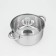 Stainless steel pan “Grette”, 3.2 l, d = 20 cm, with a lid, the capsule, induction