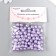 Set of beads "needlework" plastic, diameter 8 mm, 25 g, lilac