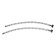 Comer for the kitchen "Everest" B59-0256, single-leaf, high spout, on a nut, black