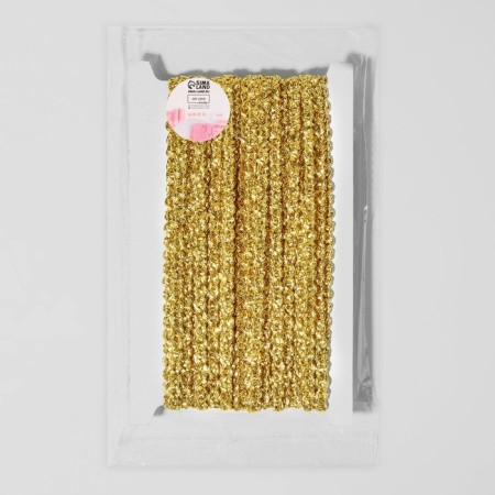 Decorative braid, 6 mm, 10 ± 1 m, gold color-2