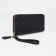 Women's wallet with lightning, black color