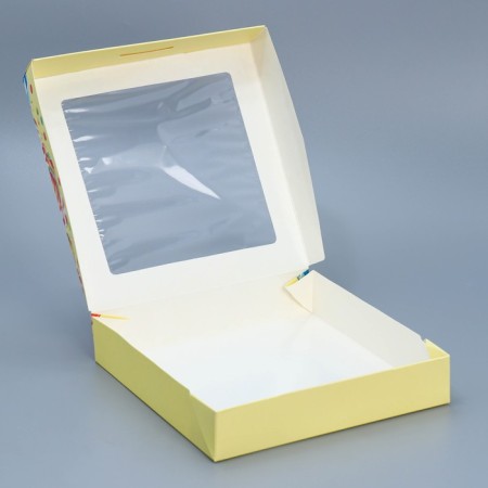 Confectionery packaging, a box with lamination of "sweet life", 20 x 20 x 4 cm-2
