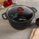 Pan Granit Ultra, 6 l, d = 28 cm, h = 20 cm, glass cover, anti -stick coating, brown color