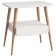 Journal table "Como", 600 × 450 × 615 mm, color white snow