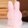 Soft toy "doll" in a costume bunny, 30 cm, pink color