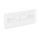The commander with the adhesive surface of the tundra, 120x50x19 mm, double, transparent