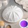 Form for mousse desserts and baking konfinetta "Crystal", silicone, 19 × 9.8 cm, white color
