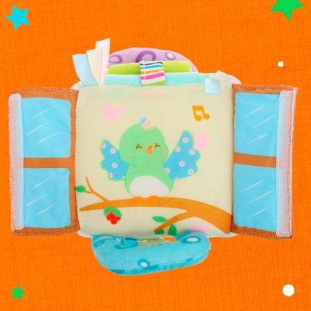 Soft “Bizikubik” suspension, on a crib and stroller-5