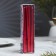 A set of antique candles, 1.9x 20 cm, 6 pieces, ruby ​​metallic