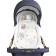Kit in the stroller "crumbs hedgehog", white color