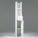 Foam for bathroom rooms "Vega 2401" White, 24 x 30 x 160 cm