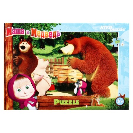 Puzzle "Masha and the Bear - 2", 80 elements, mix-10