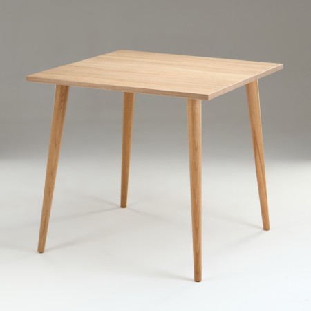 Square kitchen table, 800*800, sonoma oak